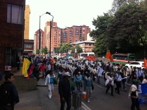 Movilización Campesina, étnica y popular-Bogota-Marzo 18-2014-