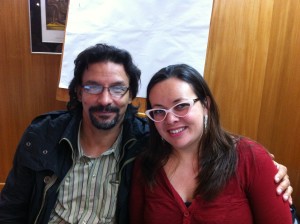Con Yessica Hoyos - del Colectivo de abogados "Jose Alvear Restrepo"