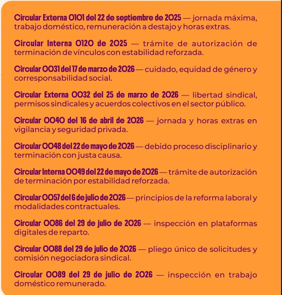 11 CIRCULARES DEROGADAS
